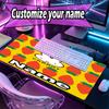 Custom Name Personalized Miffy Pattern Mousepad, Laptop PC Desk Mat, Decorative Desk Mat for Home Keyboard Pad Gift
