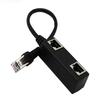 Ethernet Splitter, RJ45 1 Male to 4 x Female LAN Ethernet Splitter Adapter Cable Suitable Super Cat5,Cat5e,Cat6,Cat7 LAN Adapter