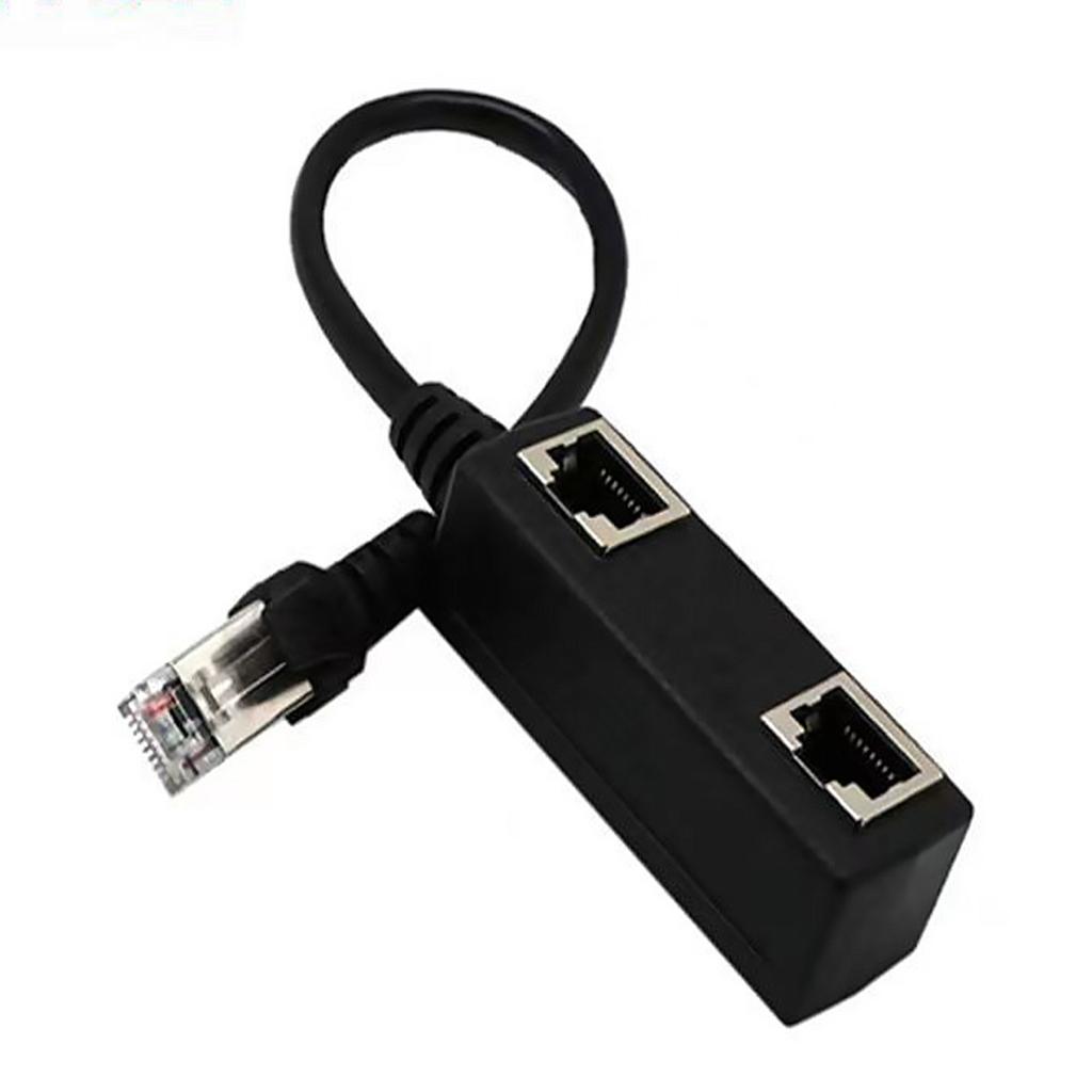 Ethernet Splitter, RJ45 1 Male to 4 x Female LAN Ethernet Splitter Adapter Cable Suitable Super Cat5,Cat5e,Cat6,Cat7 LAN Adapter