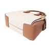 Michael Kors Mercer Classic Monogram Metal Logo Commuter Leather And Synthetic Leather Shoulder Bag Women Handbags 35F2GM9S1B-150