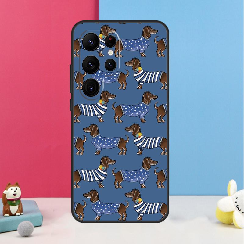 Dachshund Teckel Dackel Dog Case For Samsung Galaxy S25 S26 Ultra S20 S21 S22 S23 S24 S10 Plus S25 FE Back Cover Shell