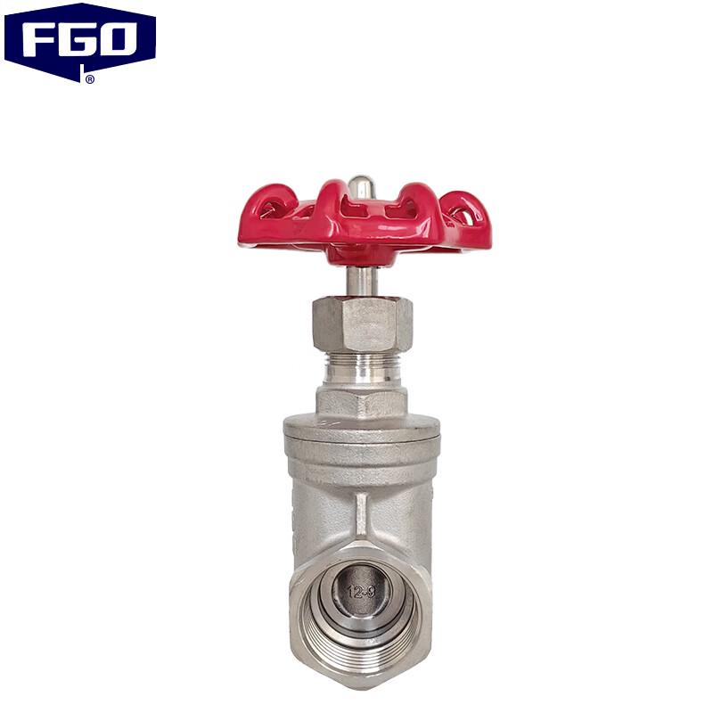 FGO Stainless Steel Threaded Gate Valve