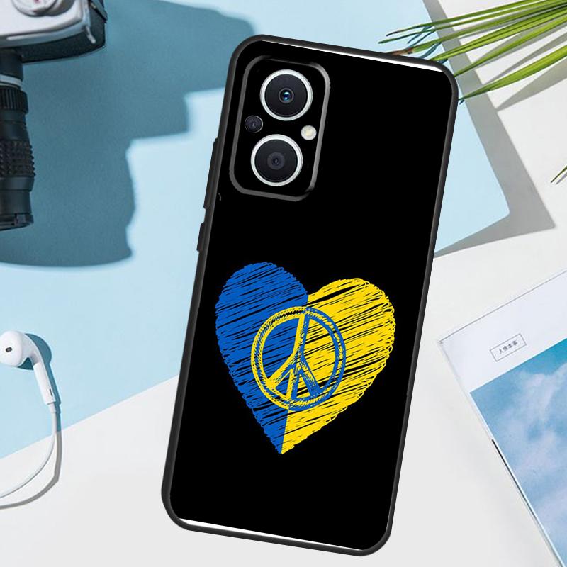 Ukraine Flag Case For OPPO Reno 13 13F 12 11 F 8T 7 8 10 Pro OPPO Find X8 X6 X3 Pro X5 Lite Cover Funda