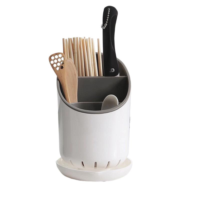 

1Pc Cutlery Storage Holder Plastic Drainer Drain Containers Drying Rack Tableware Table Knife Spoon Fork Container Kitchen Tool