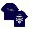 New The Vampire Diaries Print Tshirt Unisex Casual Short Sleeve T-shirt Women Fashion Summer Tops Tees