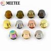 5/10/20Pcs Meetee Metal Nails Buckle Handbag Bottom Protecting Feet Bucket Shape Flat Studs Screw Rivets Bag Leather Accessories