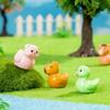 Non-Toxic 8/16Pcs Animal Duck Figurines Collection Resin Kapibara Rabbit Snake Pig Decor For Fairy Garden Christmas Gift