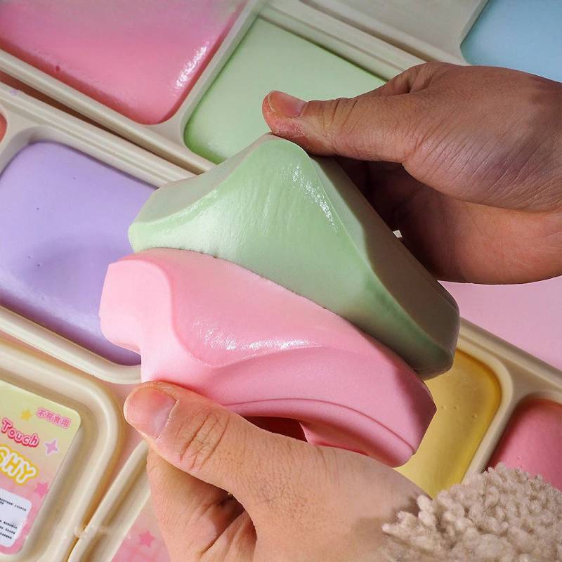 Soft Slow Rebound Doublesided Bento Box Fidget Toy For Kids Sensory Play