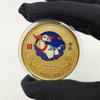 Twelve Zodiac Signs, Colored Coins, Metal Crafts, Lucky Coins, European and American Coins, Collecting, Playing with Coins, 12 Zodiac Signs Coins