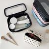 Love Heart Dots Cosmetic Storage Bag Waterproof Korean Ins Makeup Bag  Vacation Travel