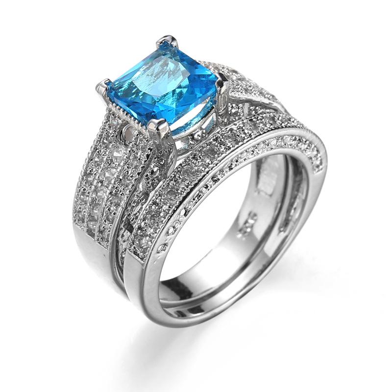European & American Creative Zircon Fashion Jewelry Ring: New Hot-Selling Design