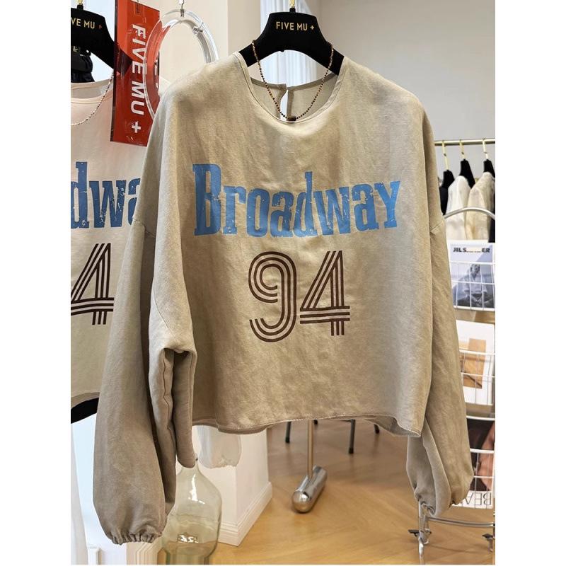 Women s Summer Letter Print Cotton Linen Sun Protection Hoodie L