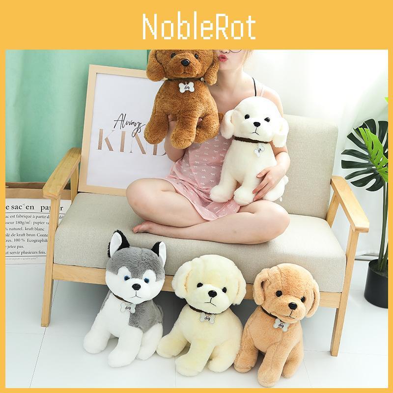 Emulational Dog Pug Bulldog Chihuahua Plush Toy Stuffed Animal Doll Decoration