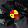 Leather PU Solid Denim Synthetic Short Cold Large Sizes L to M D.IIZOO Jacket, Leather, Color, Blouson, Jacket, Leather, Length, Men's, Spring/Autumn,
