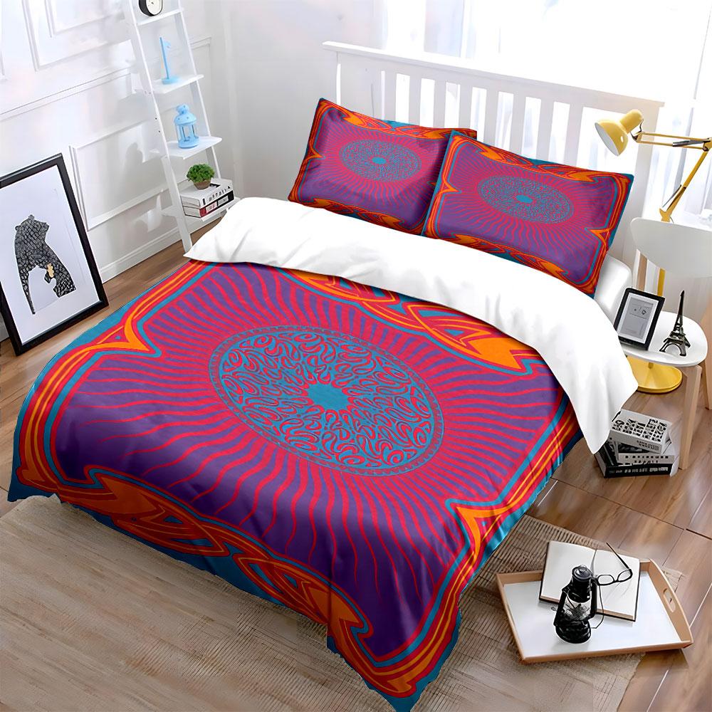 Abstract swirling central circle. Bedding sets Duvet cover sets Duvet covers Pillowcases(1 * Duvet Cover 2 * Pillowcases without duvet insert)