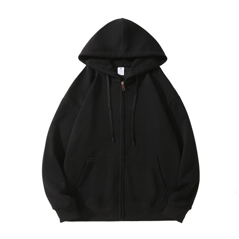 Felpa con cappuccio casual gotica Harajuku Y2K Streetwear High Street Felpa con cappuccio da uomo Retro Zip Up Manica lunga Giacca larga Cappotti