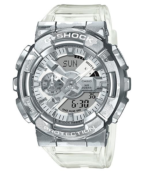 

Casio G-SHOCK Men s Stainless Steel 200M Water Resistant Analog Shock Resistant Quartz Watch GM-110SCM-1A чёрный