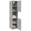 VidaXL Armoire de salle de bain suspendue gris béton bois d'ingénierie 856220