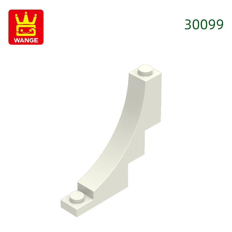 

Non-Toxic 41Pcs/Lot 30099 1X5X4 Reverse Curved Building Block Moc Construction Accessories Compatible With Bricks Children Toy Gift about 41pcs