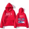 Alex G Artist Hoodies Alex G Tour Fashion Sweatshirts for Women Men Casual Fleece Clothing Two Sides Graphic Hoody Y2K