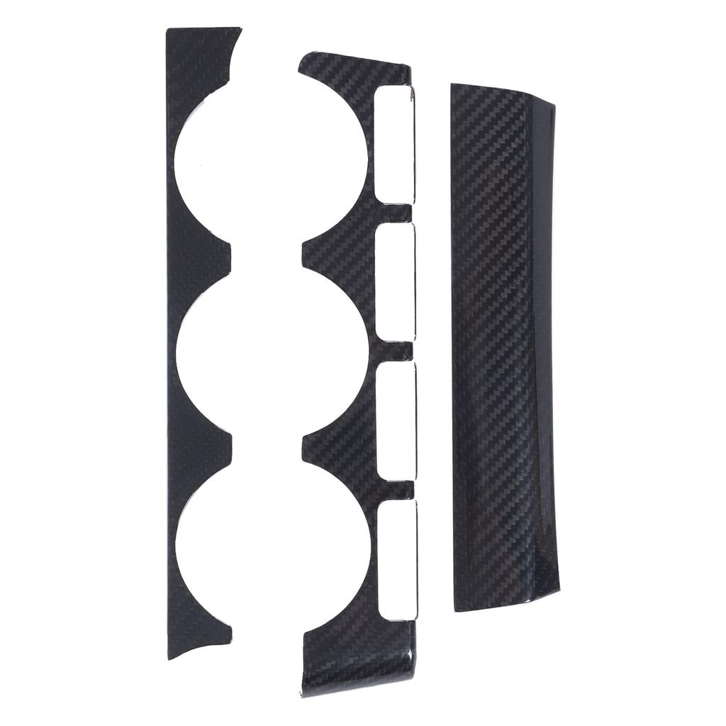 Air Conditioning Switch Panel Trim Cover Real Carbon Fiber Replacement for Subaru BRZ ZN8 ZD8 2022+