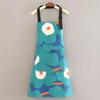 Sunflower Pattern All-Cotton Canvas Apron - One Size, Stain-Resistant, Modern Minimalist Design for Household Cleaning