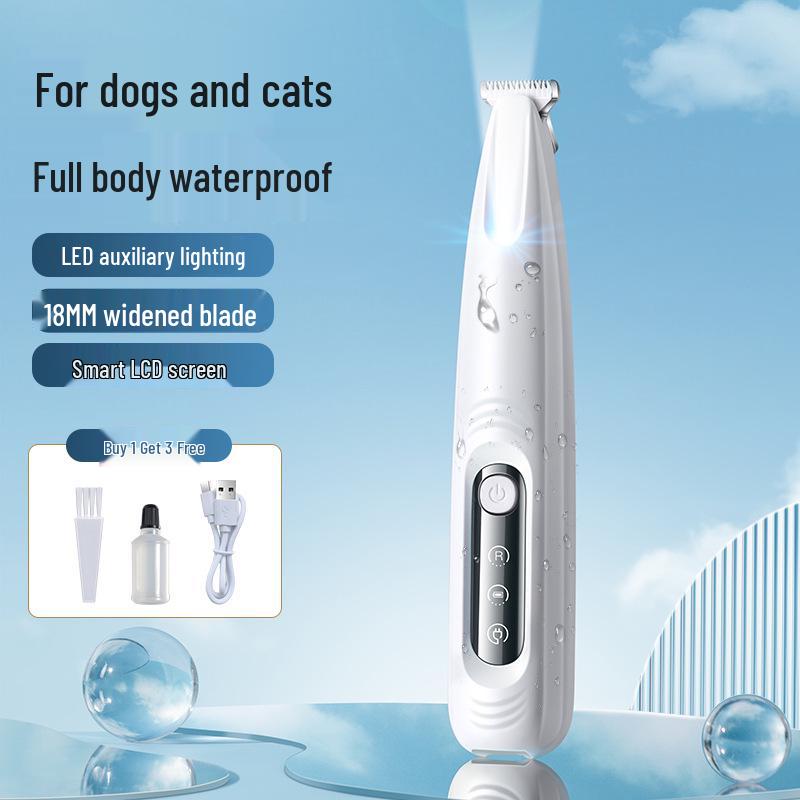 Pet Paw Shaver: Electric Cat & Dog Lighted Hair Trimmer
