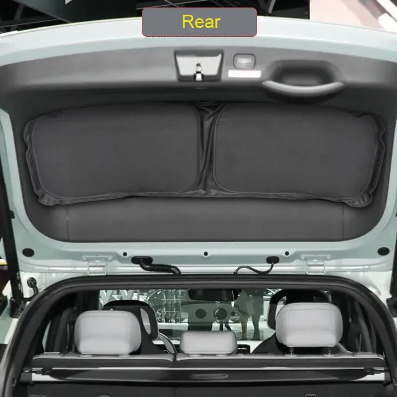 Auto Schwarzer Fenster-Sichtschutz Sonnenschutz für KIA EV3 SV 2025-Aktuell UV-Schutz Wärmeisolierung Schutzabdeckung Innenzubehör