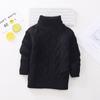 Kinder Kinder Solider Pullover Herbst Winter Jungen Mädchen Rollkragen Gestrickte Pullover Tops Kleidung