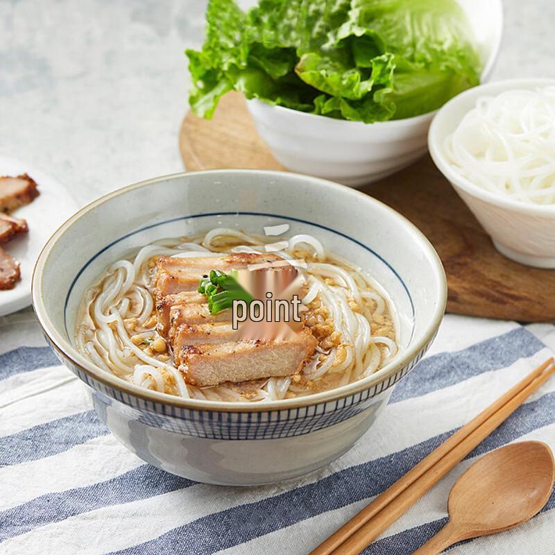 ZISIZ Hand-Painted Japanese Ceramic Soup Noodle Bowl