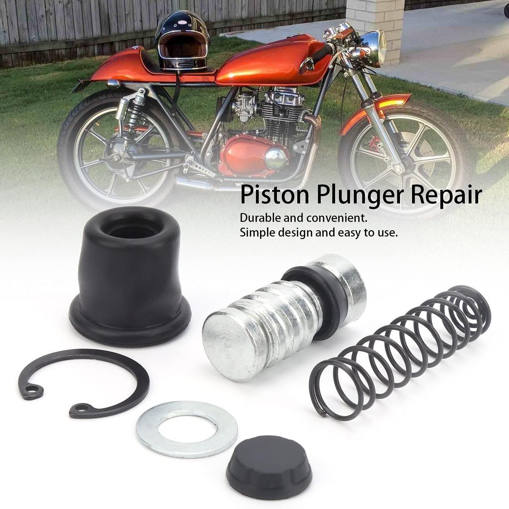 Rear Brake Master Cylinder Reconstruction Repair Parts, 14mm Motorcycle Clutch Brake Pump Piston Plunger