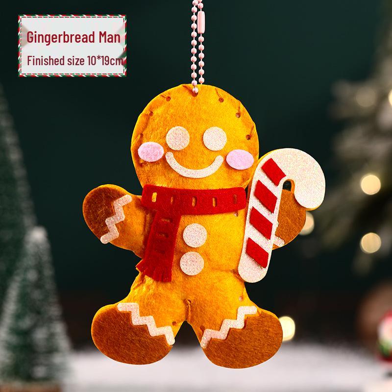 Handmade DIY Christmas Tree Pendant Kit for Kids