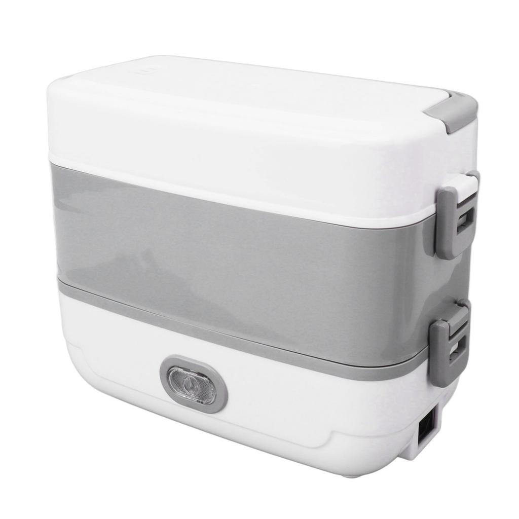 Electric Lunch Box 2 Layers 4 Stainless Steel Inner Liner Portable Leakproof Heated Lunch Box for