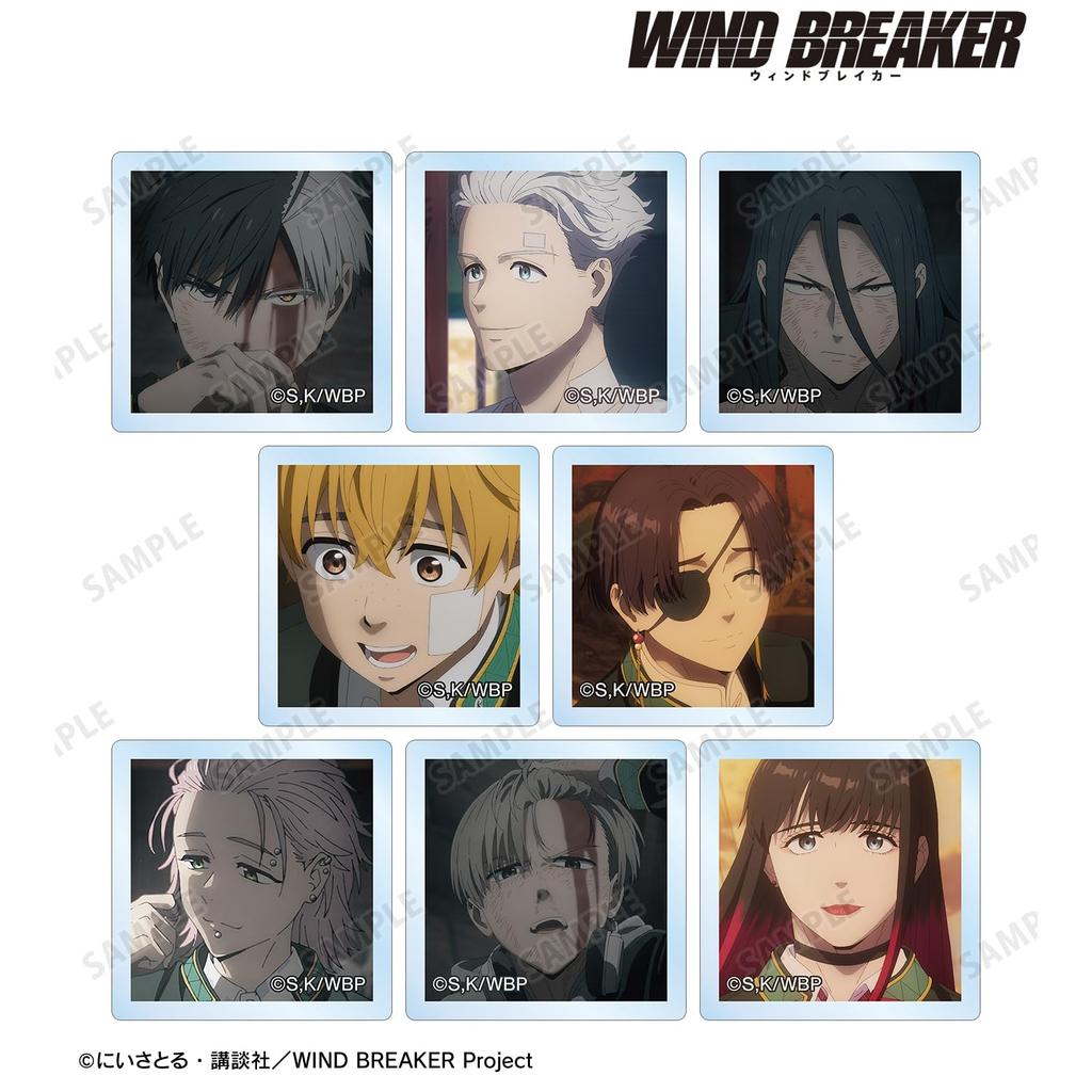 TV Anime "WIND BREAKER" Trading Scene Acrylic Tiles Box of 8