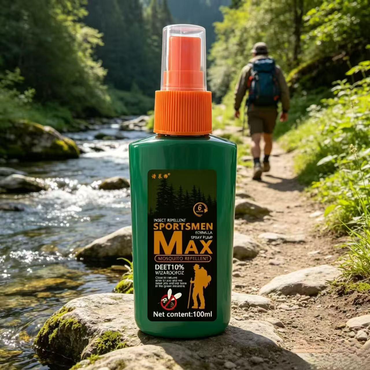 Outdoor Mosquito Repellent Spray - Essential Insect Protection for Camping & Fishing Standard Size