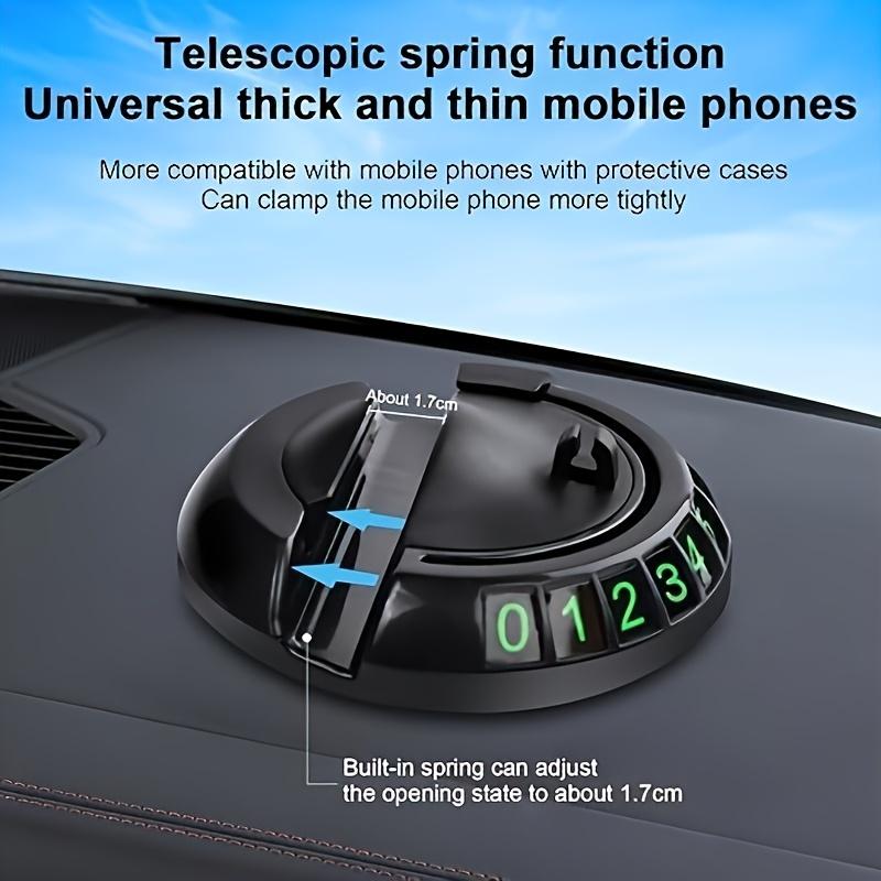 1-Piece Car Parking Sign Anti-Slip Mat, Mobile Phone Car Mount, Parking Sign, Car Navigation Anti-Slip Mat, In-Car Dashboard Multifunctional