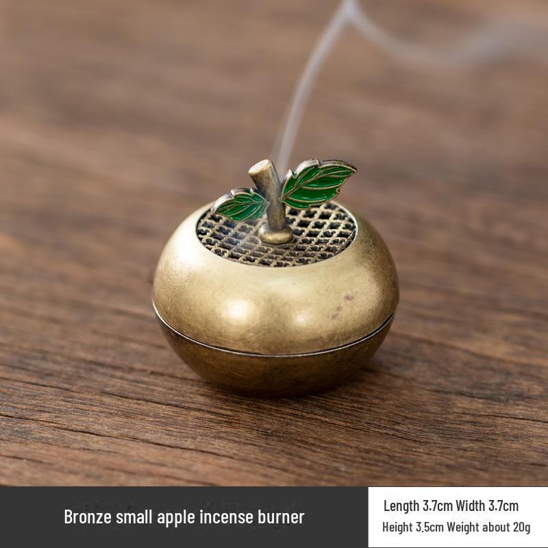 Vertical Baifu Hollow Creative Alloy Incense Burner - Office Decor