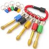 10/1pcs Hex Shank Screwdriver Bits Carabiner Hexagon Sleeve Extension Rods Holder Keychain for Quick Release Impact Driver Drill