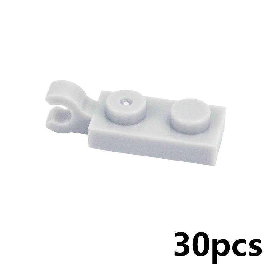 MOC Part Assemble Plate Special 1x2 with Handles Thin Brick Clip DIY Building Block Kid Toy Compatible 63868 92280 60478 18649