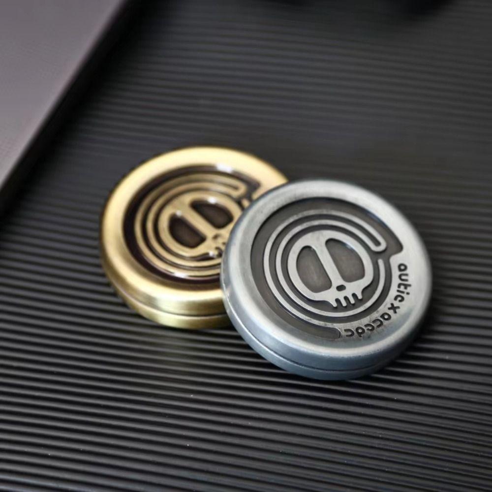

Sensory Toys Magnetic Haptic Coins Tactile Coin Fidget Slider Devil Milk Cap Kids Children Silver