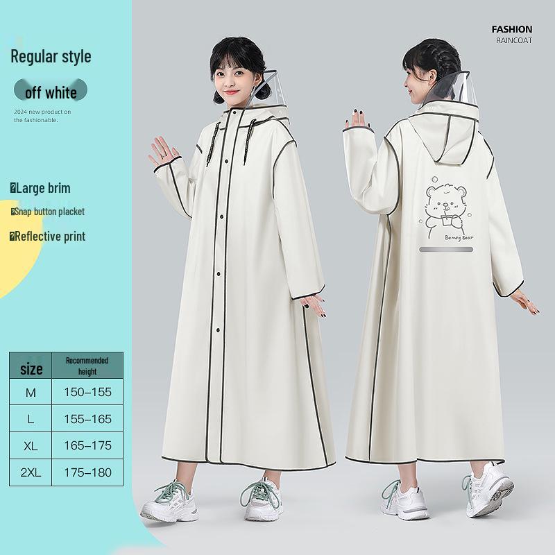 

Bemei Сверхдлинный ЕВА Плащ-пончо для электромобиля для взрослых L