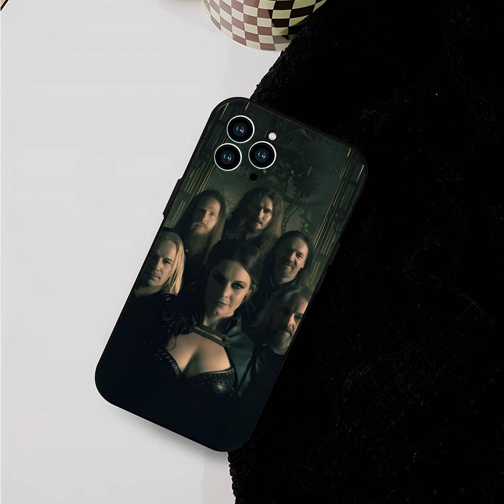 Band n-Nightwish-h For iPhone 17 Air 16 15 14 13 12 11 Pro Black Soft Cover Phone Case
