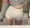 Womens Slim Fit Short Pants With Micro Elasticity For Casual Wear