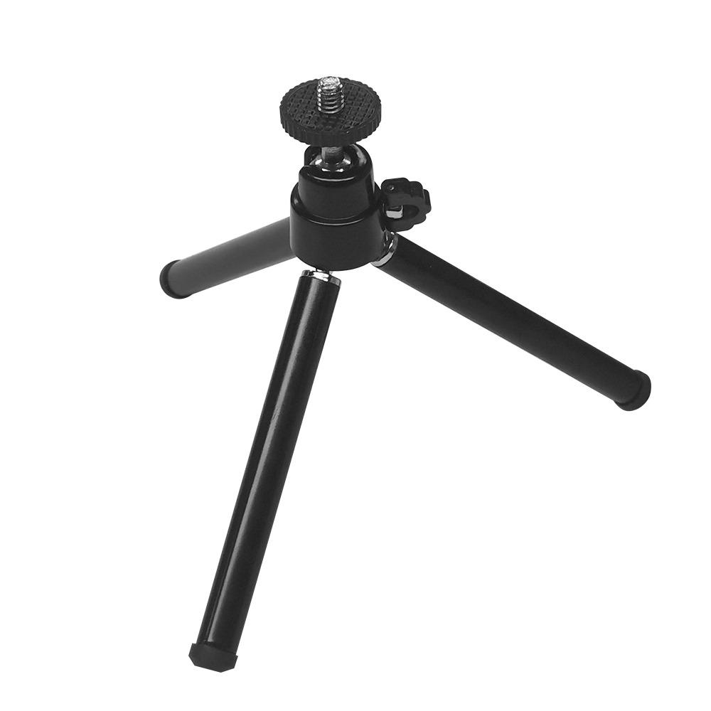 Adjustable Extendable Mini Tripod Lightweight Flexible Phone Holder Portable Black Webcam Stand Digital Cameras