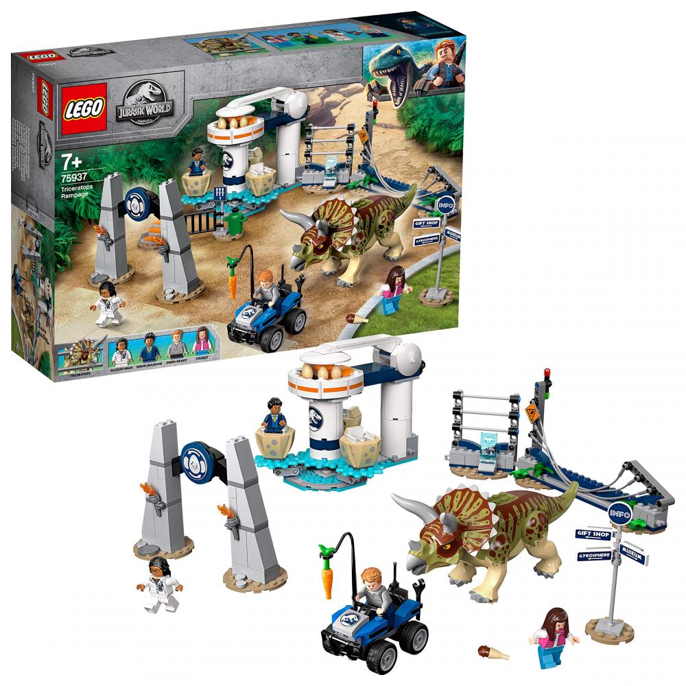 Cumpără LEGO Jurassic World Triceratops runaway 75937 block toy