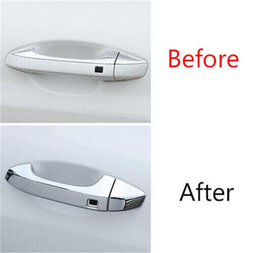 For Kia K5 2021-2023 Chrome Style Exterior Side Smart Door Handle Cover Car Trim