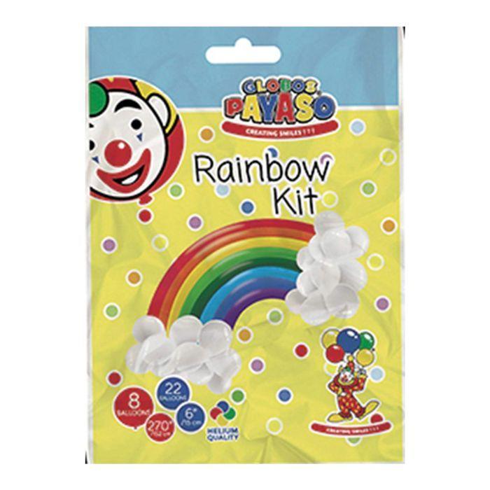 Rainbow Balloon Kit Multicolored Celebration Balloons Party Birthday Event