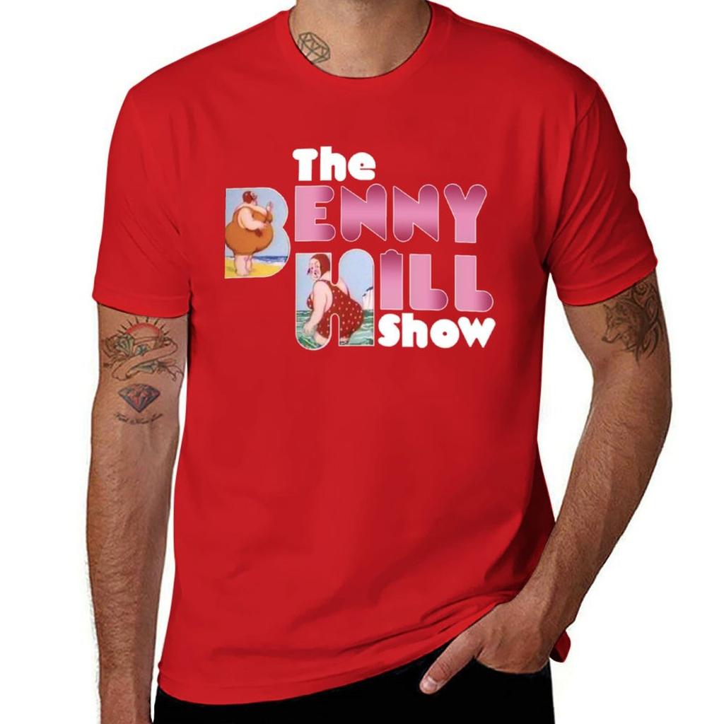 Benny Hill T-Shirt Short Sleeve Tee Graphics Summer Tops Mens T Shirt Graphic