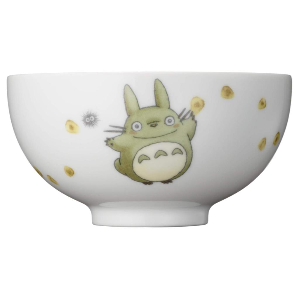 Noritake Rice My Neighbor Totoro Microwave and Dishwasher Corn Fine Bowl, 320cc, Design, Safe, Pattern, Porcelain, VT91082/1704-3