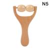 Wooden Roller Massager Therapy Body Massager Face Shoulder Neck Hand Push Rolling Massager Body Soothing Relaxing Massage Tools